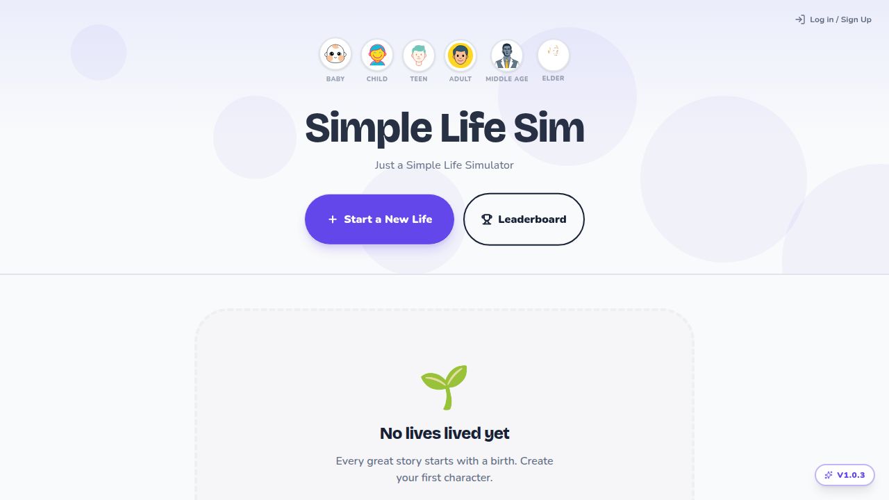 Simple Life Sim screenshot 3