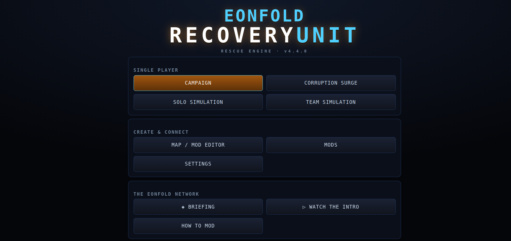 EONFOLD: Recovery Unit [mobile friendly] screenshot 2