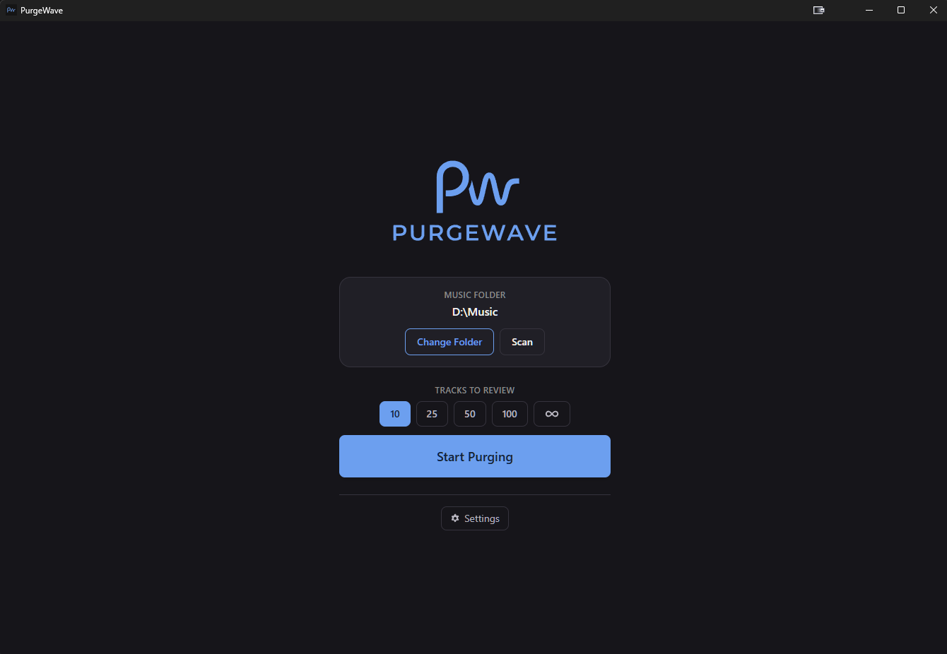 PurgeWave screenshot 1